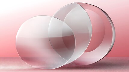 Transparent glass objects