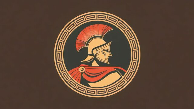 A man in a helmet and red cape is depicted on the image. The helmet is positioned on the man's head, and the cape is draped over his shoulders