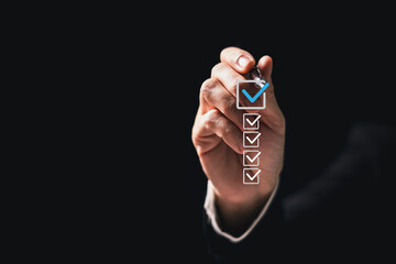 Compliance and security, businesses use detailed checklists to review and validate tasks, mark approved items, conduct audits and surveys, support research, and generate reports that help reduce risk.