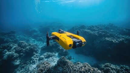 Underwater autonomous drone for marine research