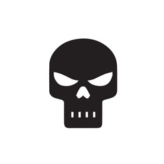 Fototapeta premium human skull isolated on white background