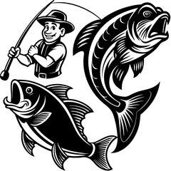 fishing vector illustration
