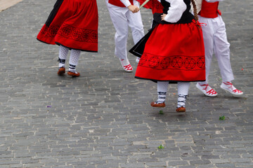 Basque folk dance performance