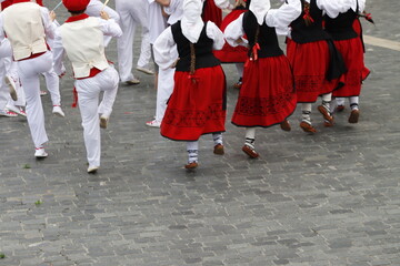 Basque folk dance performance