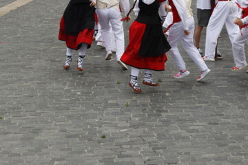 Basque folk dance performance