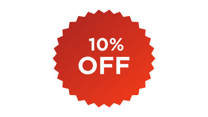 10% Off Authentic sticker design. Graphic stamp cutout
