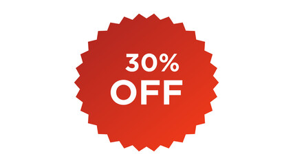30% Off Authentic sticker design. Graphic stamp cutout