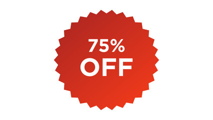 75% off Authentic sticker design. Graphic stamp cutout