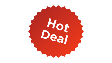 Hot Deal Authentic sticker design. Graphic stamp cutout