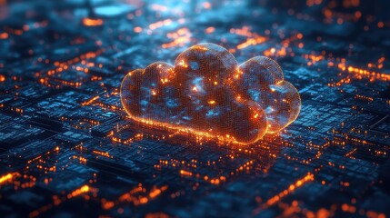 Cloud AI interface visualizing big data stream processing in real time with scalable architecture, heatmap dashboards, and pattern recognition layers