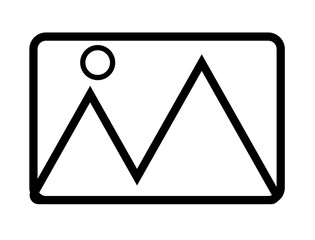 warning sign on a white background