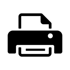 Print icon vector editable