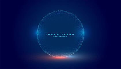 futuristic and modern digital tech dotted wallpaper design