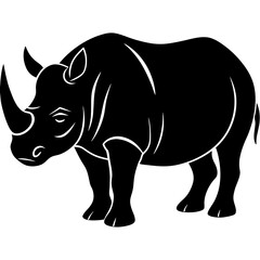rhino vector illustration