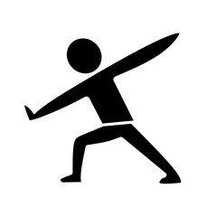 running man silhouette