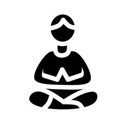 vector illustration of a yoga lotus