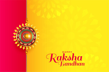 beautiful hindu cultural raksha bandhan festive background