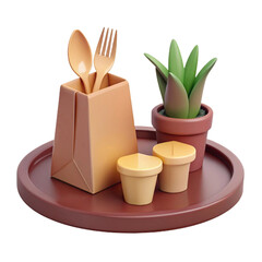 set of kitchen utensils