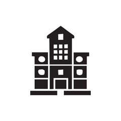 vector illustration of a school building