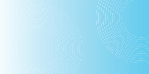 Fototapeta premium blue background with white circle rings