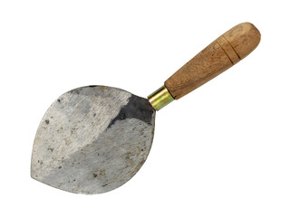 Steel Trowel for Concrete Work with Wooden Handle