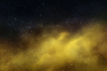 Obraz premium Exploring celestial wonders outer space digital art cosmic environment wide angle view stellar phenomena and nebulae