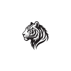 tiger head vector illustration