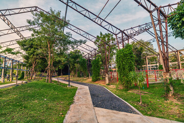 Benjakitti park in Bangkok