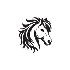 horse head vector illustration
