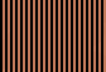 Obraz premium Shocking Light Copper color and black color background with lines. traditional vertical striped background texture.