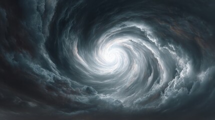 Blurred Swirl in the Dark Storm Clouds, no logos, no brands