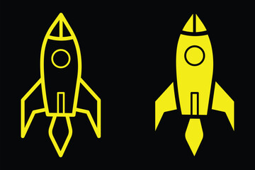 rocket icon, . Rocket launched icon vector, startup rocket launch icon vector sign eps 10