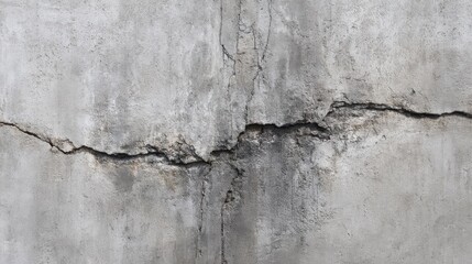 Obraz premium damaged grey concrete wall exterior background texture