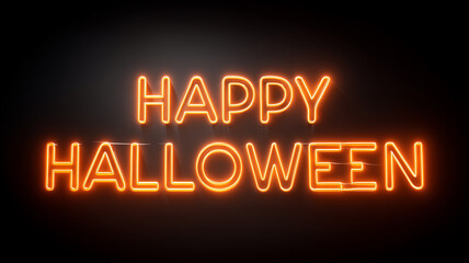 Modern Halloween Text Design with Light and Shadow – Generative AI