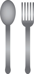 Spoon and Fork Vector Illustration