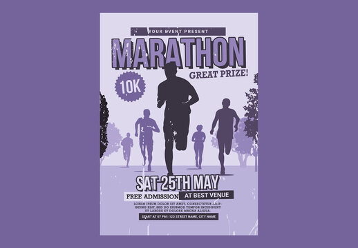 Marathon Event Flyer