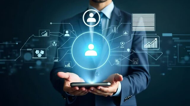 Customer Behavior Shifts Analysis: Visual Concept with Data-Driven Insights, Evolving Preferences, and Interactive Digital Elements for Strategic Marketing Decisions - Photo Stock Concept