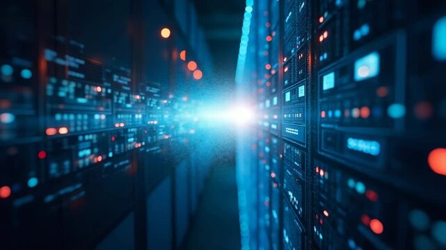 Comprehensive IT Infrastructure Investment Impact Analysis: Advanced Network Integration, Data Center Optimization & Digital Transformation Strategies for Business Growth in Photo Stock Concept