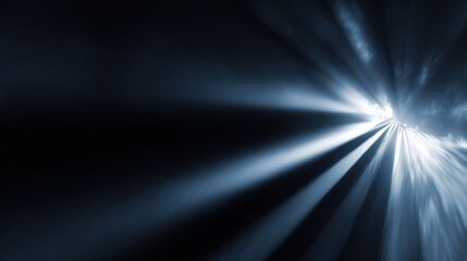 Abstract tunnel of light