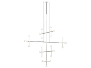 JOULLE 21-003 , Brass -Black-Silver / Clear crystal , Elegant Lighting Fixture Against white bachground 