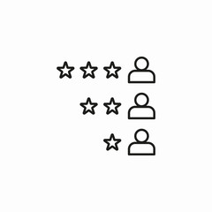 Obraz premium rating review feedback icon sign vector