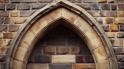 Ornate stone archway in a historical building facade.