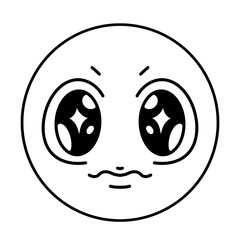 Fototapeta premium Impressive face