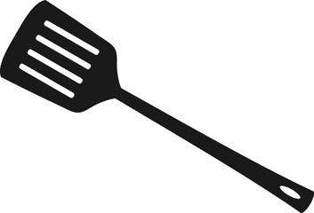 black plastic spatula