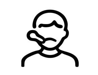 Medical Icons 19 : Medical, doctor, emergency, illness, treatment, fever, thermometer, cold, hospital