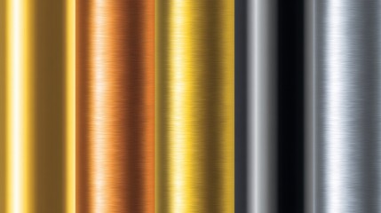 and keywords based on the image

 Metallic Tones A Textured Vertical Gradient of Gold, Copper, Yellow, Black, and Silver