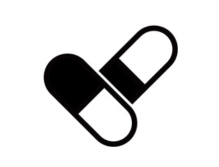 Medical Icons 02 : pill, medicine, vector, icon, capsule, illustration, health, pharmacy, healthcare, hospital