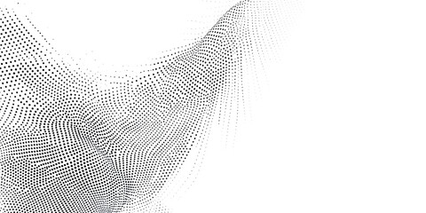 Dots dust on white background