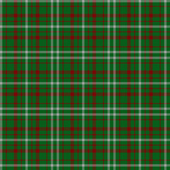 Dark Red, Green, Dark White Tartan Weave Pattern - Tile