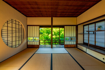 福岡県　甘木市　秋月の町並み　武家屋敷　久野邸